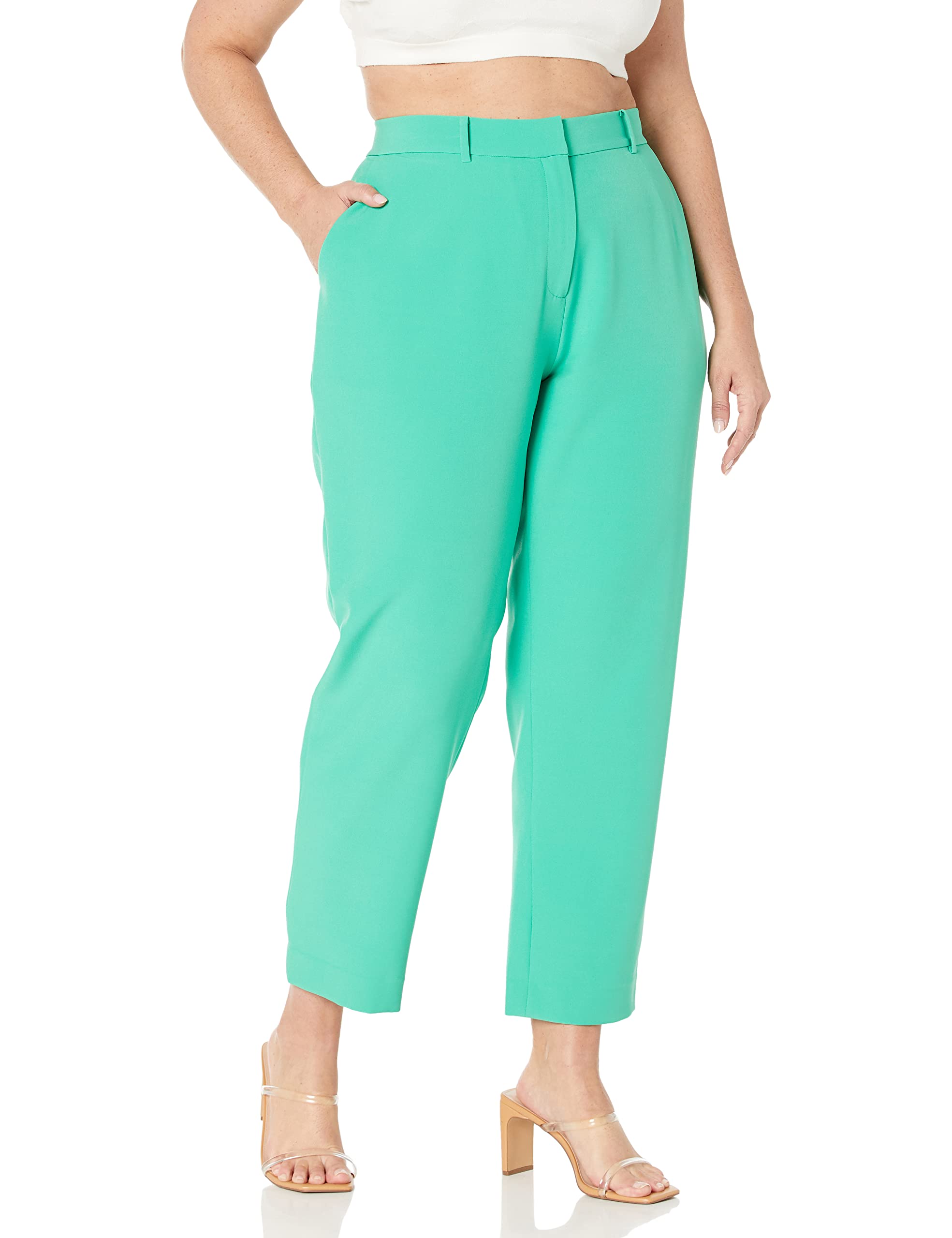 The Drop Women's Abby Flat Front Pant