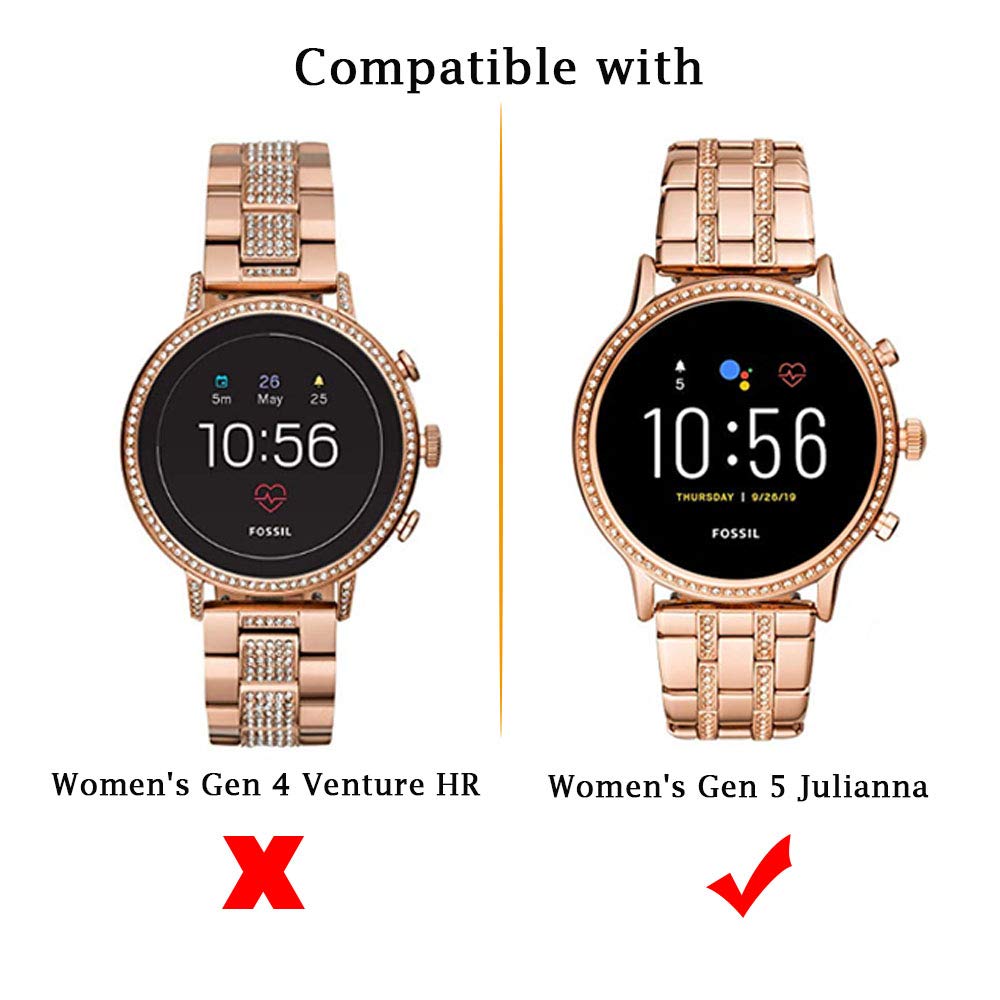 Fossil Gen Smartwatch 42mm Rose GoldTone Stainless Steel Rose Gold