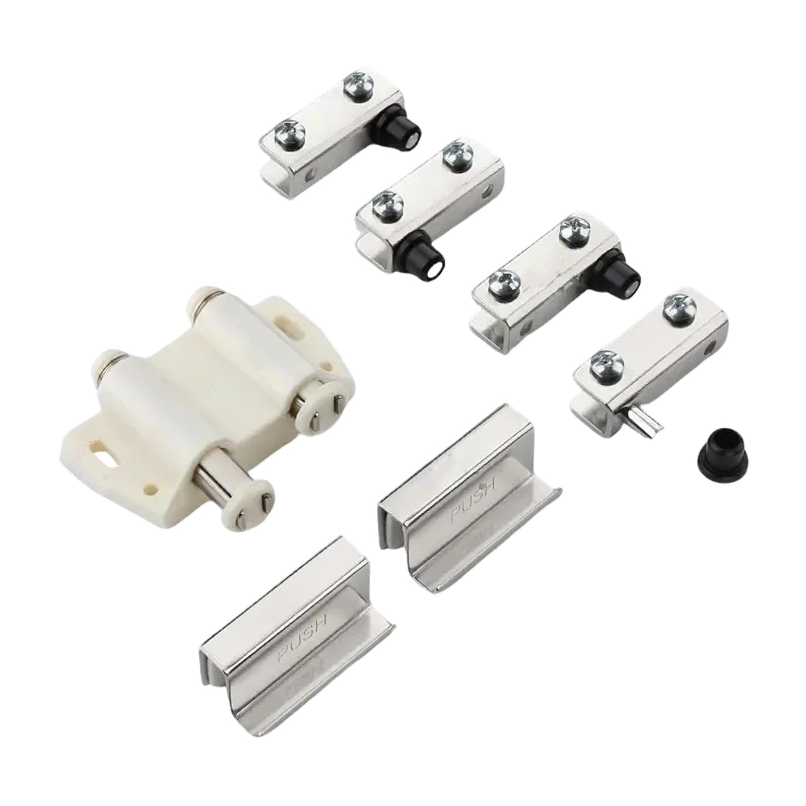 Fentency Bee White Head Catches Glass Door Hinge Clamp Push To Open Touch Latches Suction Furniture Hardware Bathroom Cupboard Catches Hardware