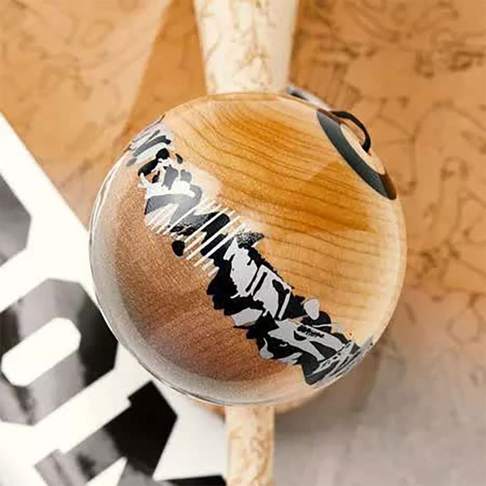 KROM Kendama Unity Halcyon - aus Ahornholz für Anfänger und Fortgeschrittene - Geschicklichkeitsspiel für draußen und drinnen - Holzspielzeug mit Schnur und Ball - Kendama Skilltoy Kugelfangspiel