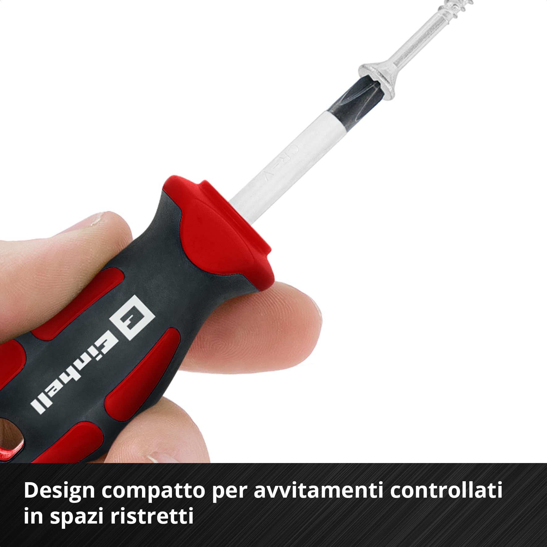 Einhell E-Case inserto portautensili 17 pezzi set di cacciaviti | Cacciaviti per carburatore | meccanica di precisione | calotta di battuta | profilo Torx | acciaio CrV | sistema E-Case
