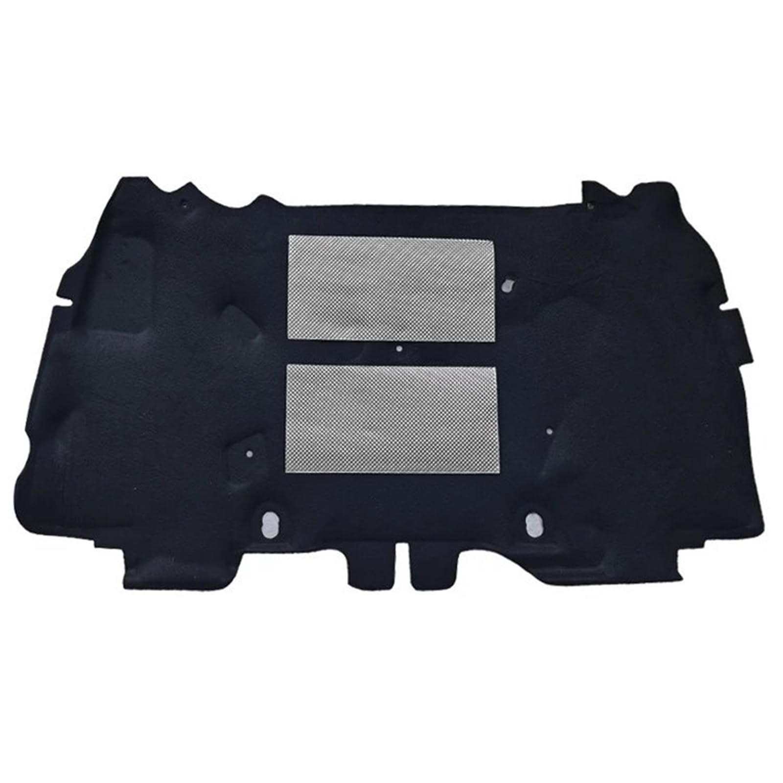Gtdtixc D Front Bonnet Soun Proof Mat For Jeep For Wrangler Jk 2018~2023 Front Hoo Engine Heat Soun Insulation Pads Cover Soundproof Cotton Mat(D)