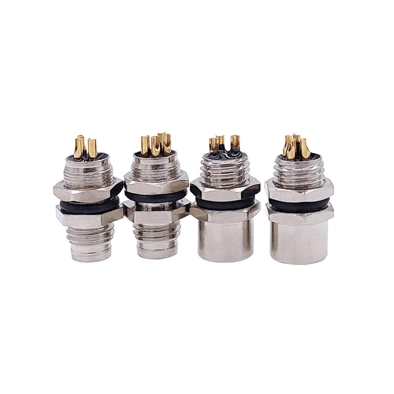BALYDLUL 1pcs M8 Waterproof Sensor Connector Socket A Type male&female 3pin 4pin plug straight screw threaded coupling(Female 3P)