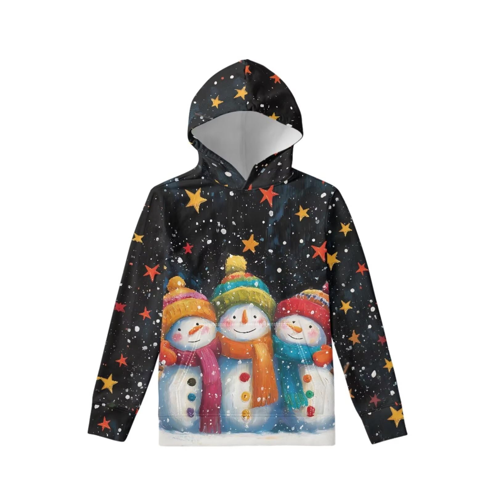 Coloranimal Girls Boys Sports Casual Long Sleeve Sweatshirts Hoodies with Front Pocket Sweater Tops Age 6-16year