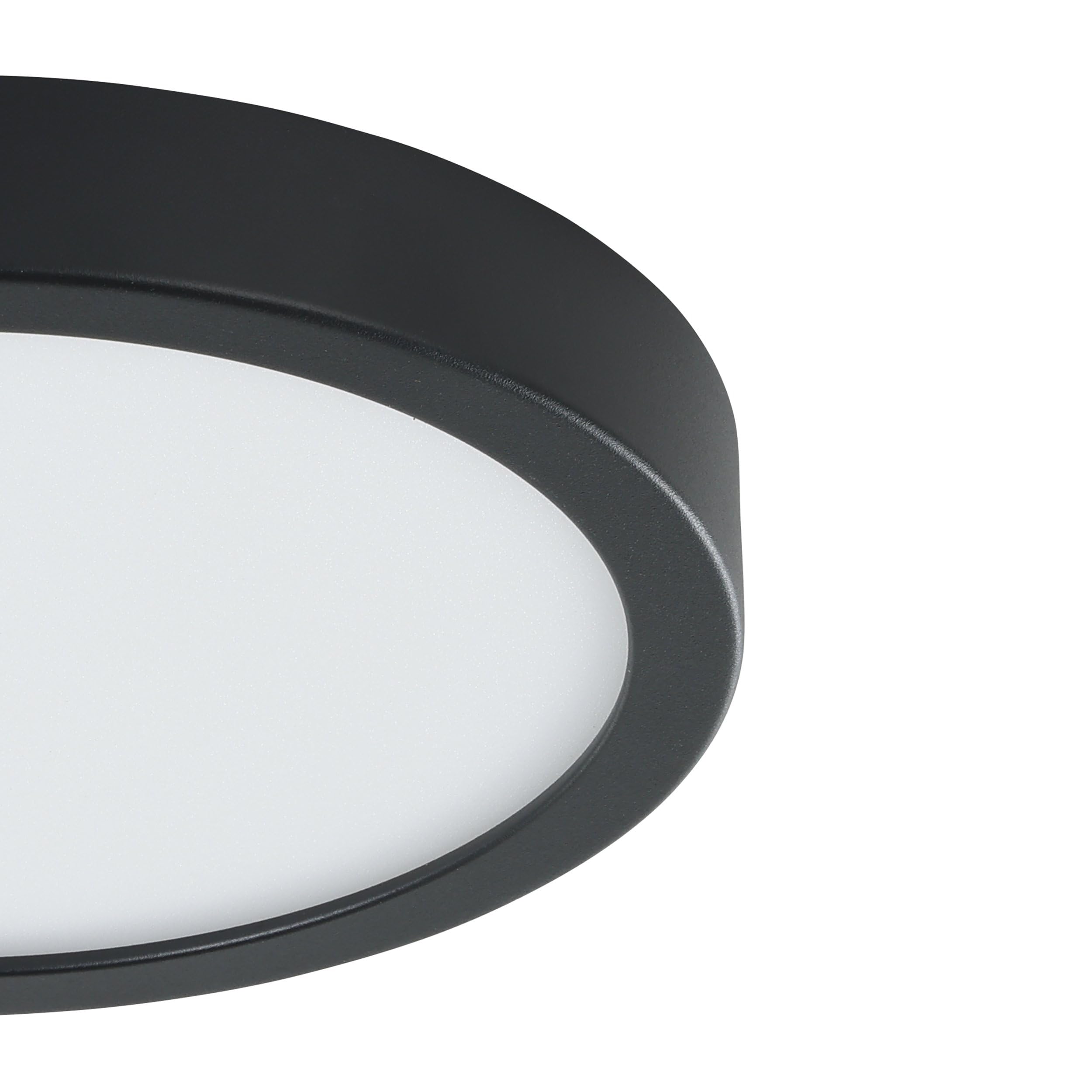 EGLO LED Plafonnier Fueva 5, Ø 21 cm, lampe de plafond ronde avec détecteur