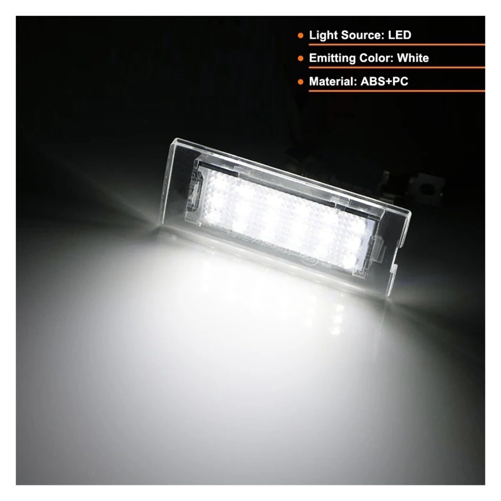 Luci Targa Per BMW Per X5 E53 1999-2006 Per X3 E83 2003-2010 Numero LED Bianco Luce Targa 2 Pezzi