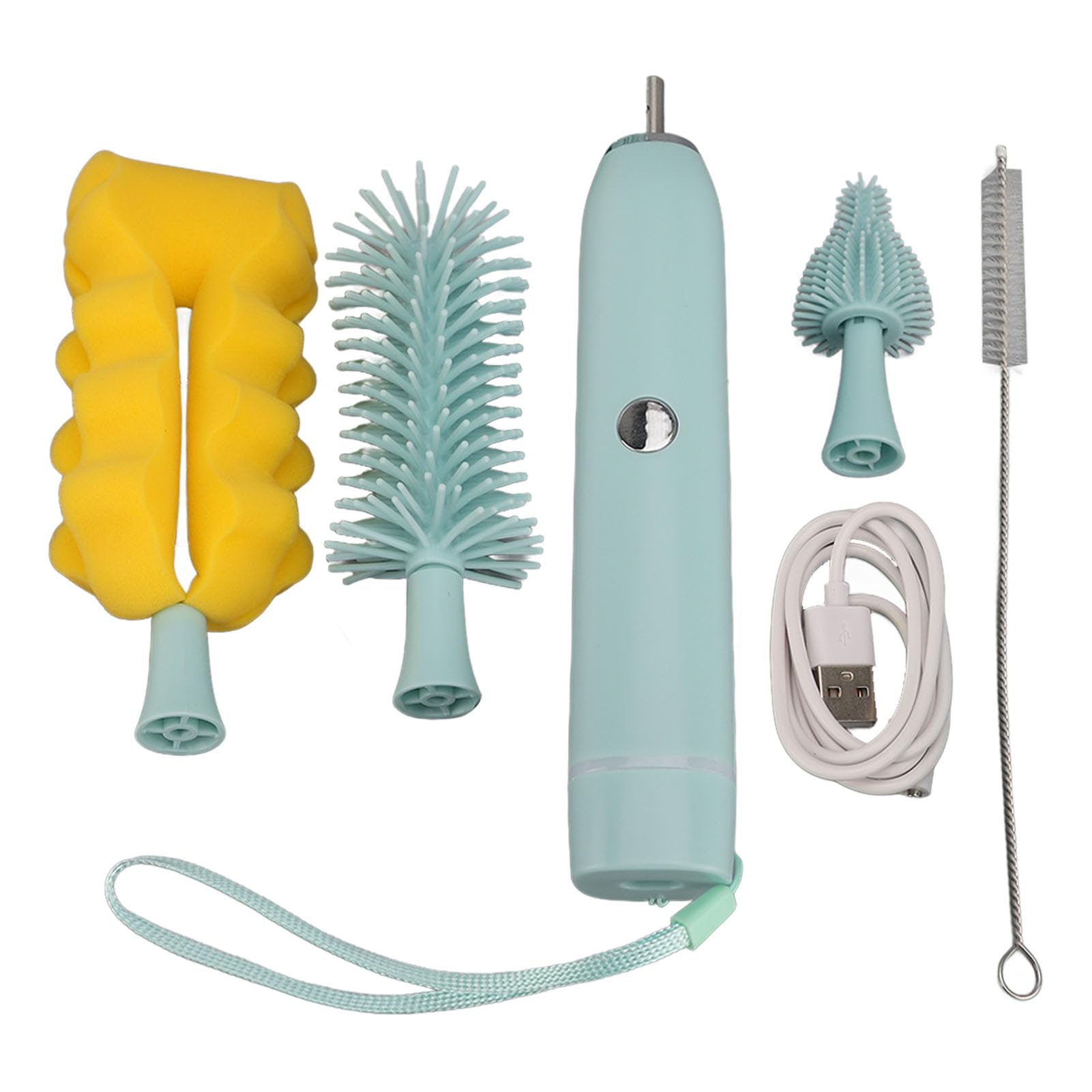 Brosse à biberon électrique silicone 4 en 1 étanche pour hygiène bébé