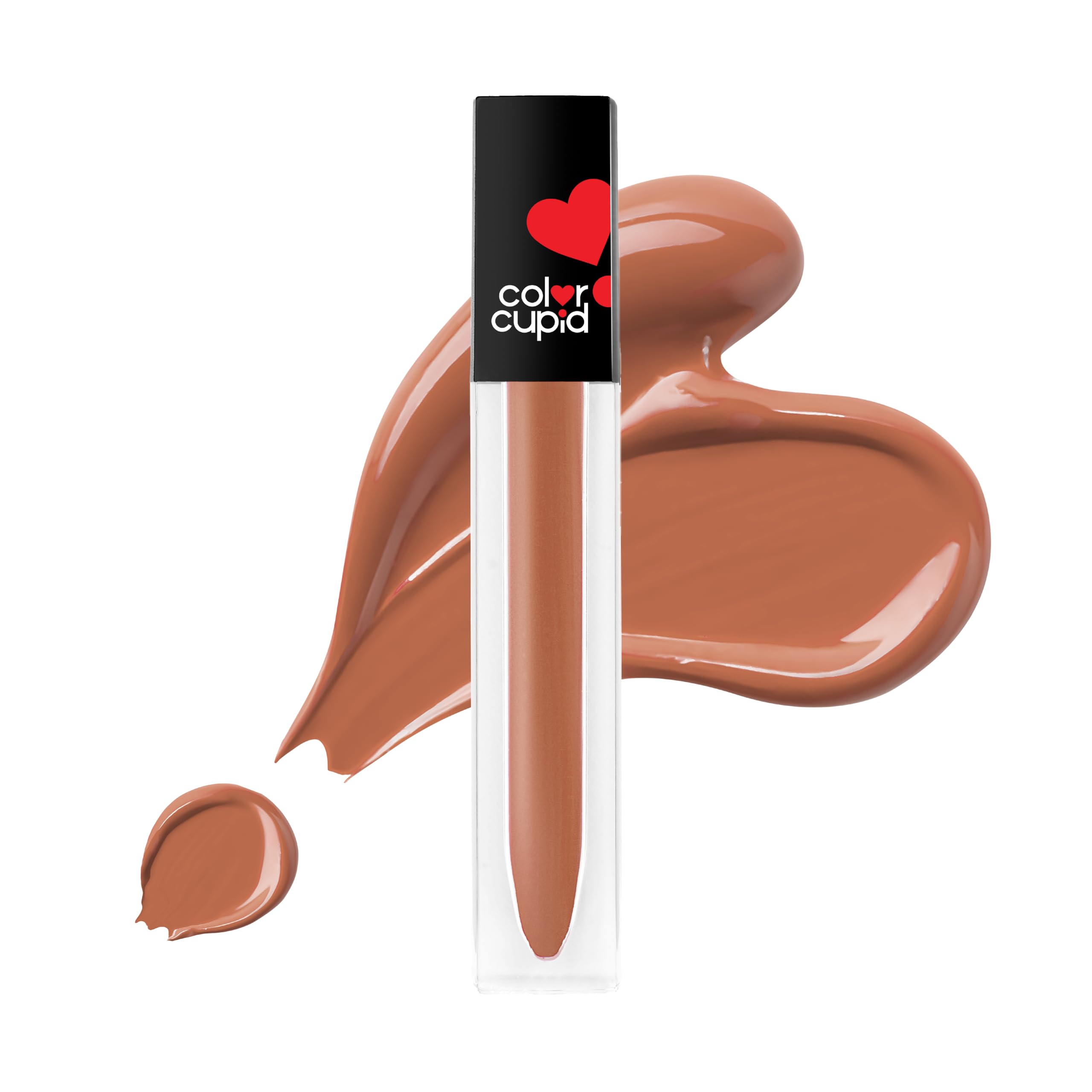 Color Cupid Matte Intense Color 18-Hour Stay Liquid Lipstick | Infused with Hyaluronic Acid & Ceramide | Transfer Proof & Kiss Proof| Forever Love - Sweetheart Mocha | 4 ml