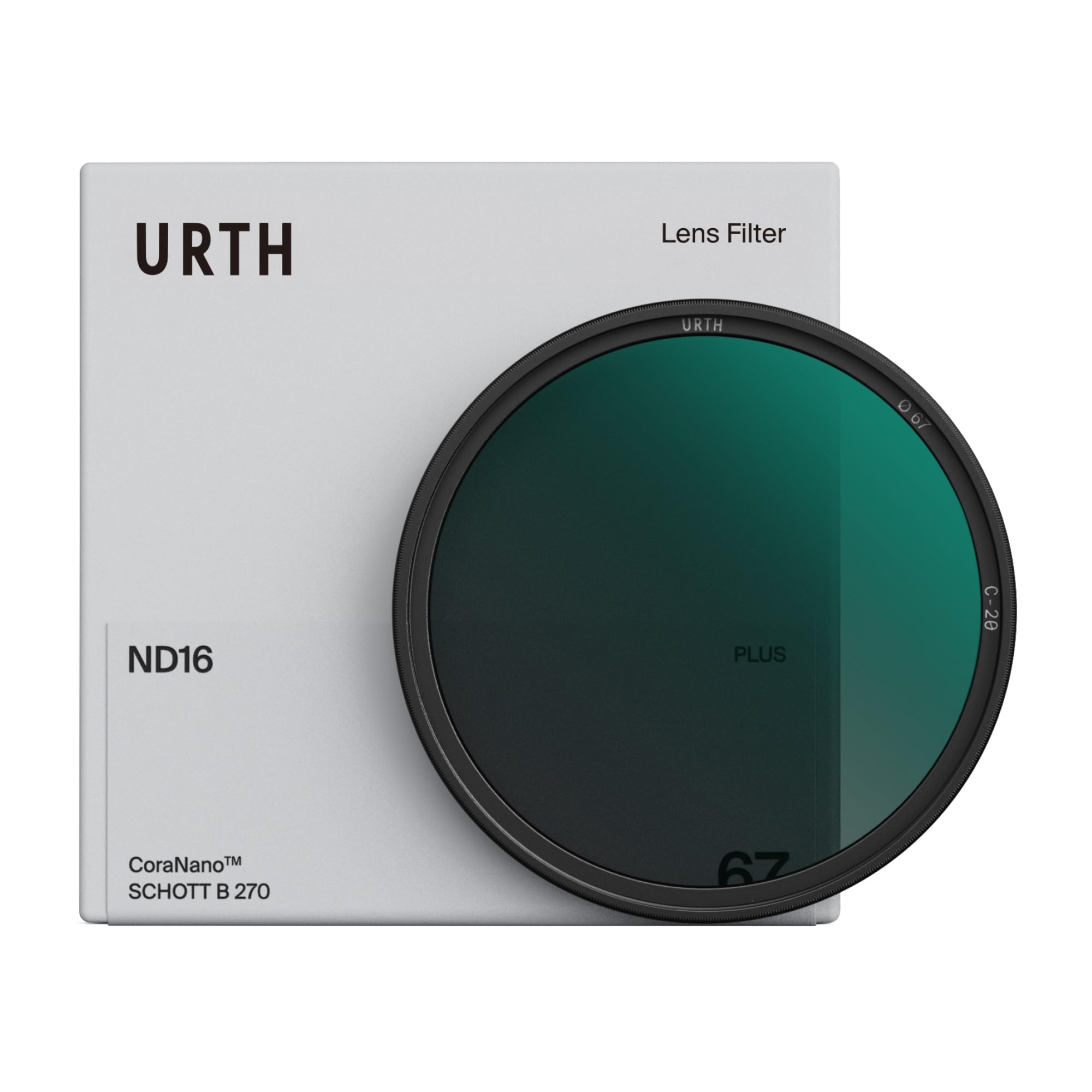 Urth Light 40.5Mm Nd16 (4 Stop) Lens Filter (Plus+) — 20-Layer Nano-Coated, Ultra-Slim Neutral Density Camera Lens Exposure Filter
