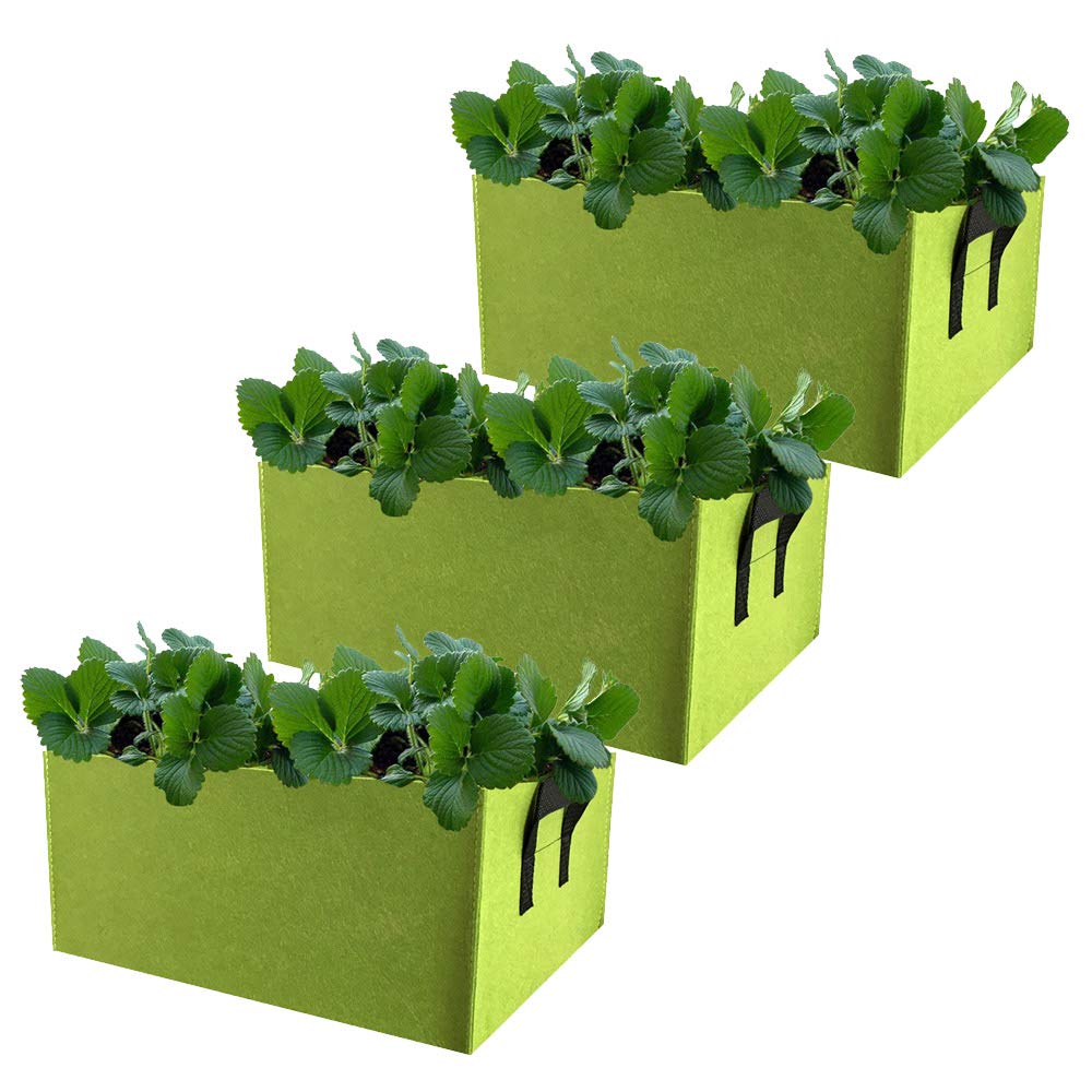 Bolsas de cultivo de plantas vegetales con formato rectangular y tejido poroso lavable