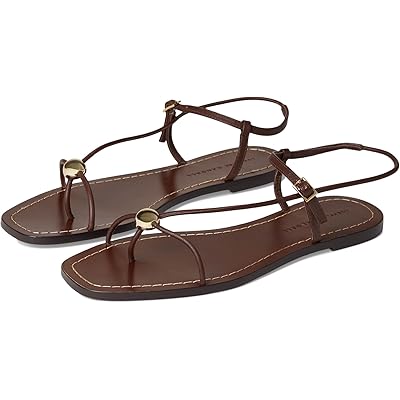Loeffler Randall Lara Strappy Flat Sandals With Ball espresso