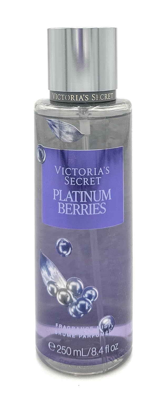 Victoria's Secret Fragrance Body Mist 8.4 Fl Oz Platinum Berries