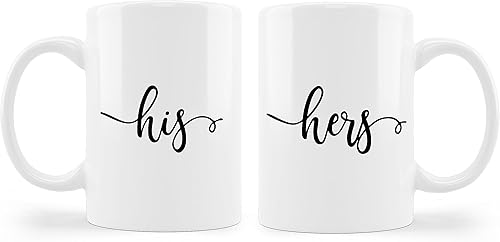 Juego de tazas de café para él y ella, regalos para él y ella, regalos de compromiso de boda para parejas recién casados, regalos para parejas para disponible en Yaxa Peru
