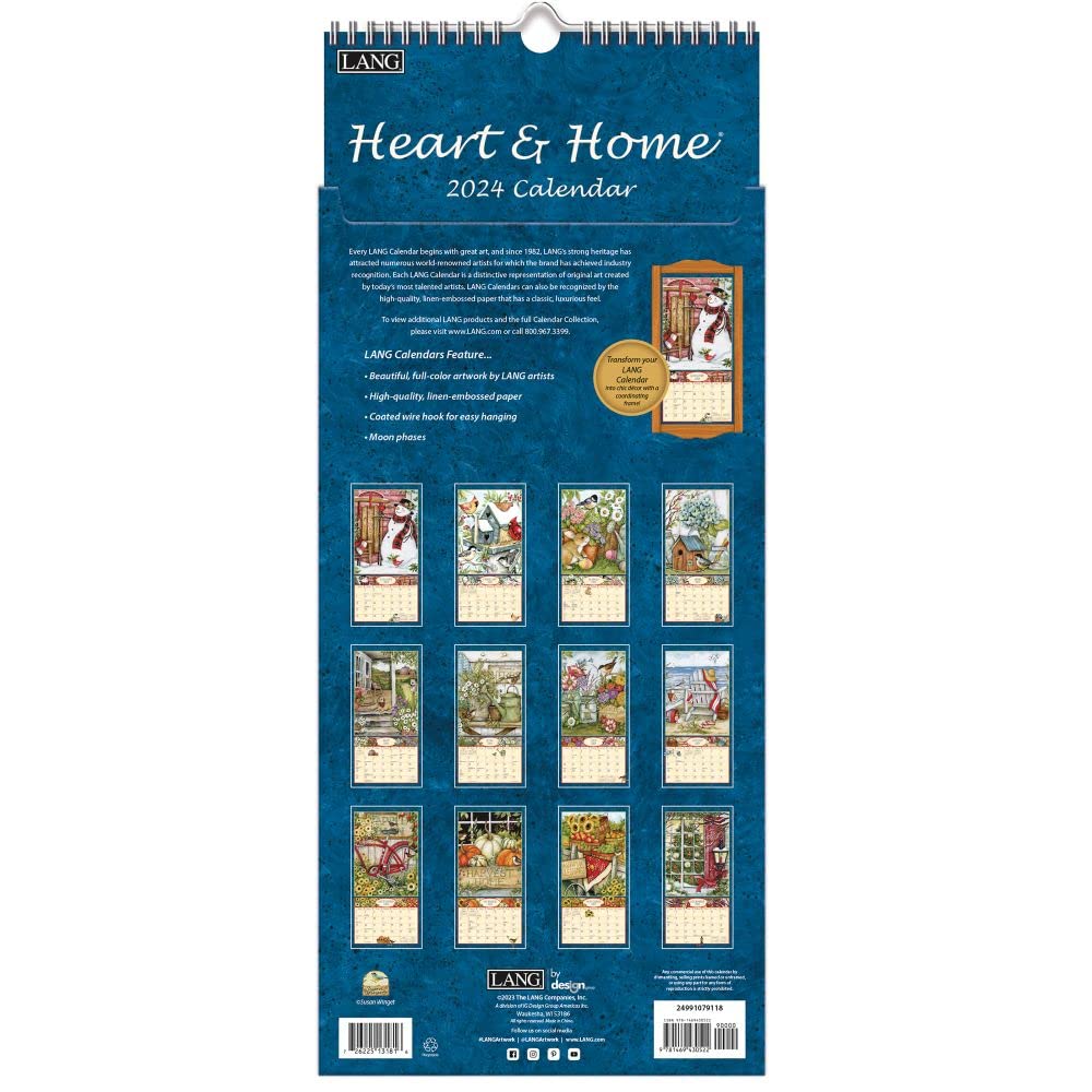 LANG Heart & Home® 2024 Vertikaler Wandkalender (24991079118)
