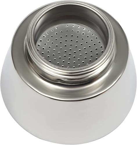 Miniatura 5 de Mini 2 tazas Moka Pot Acero Inoxidable Cafetera Estufa Cafetera Espresso Maker Percolator Cafetera Italiana 3.4 fl oz3.38oz