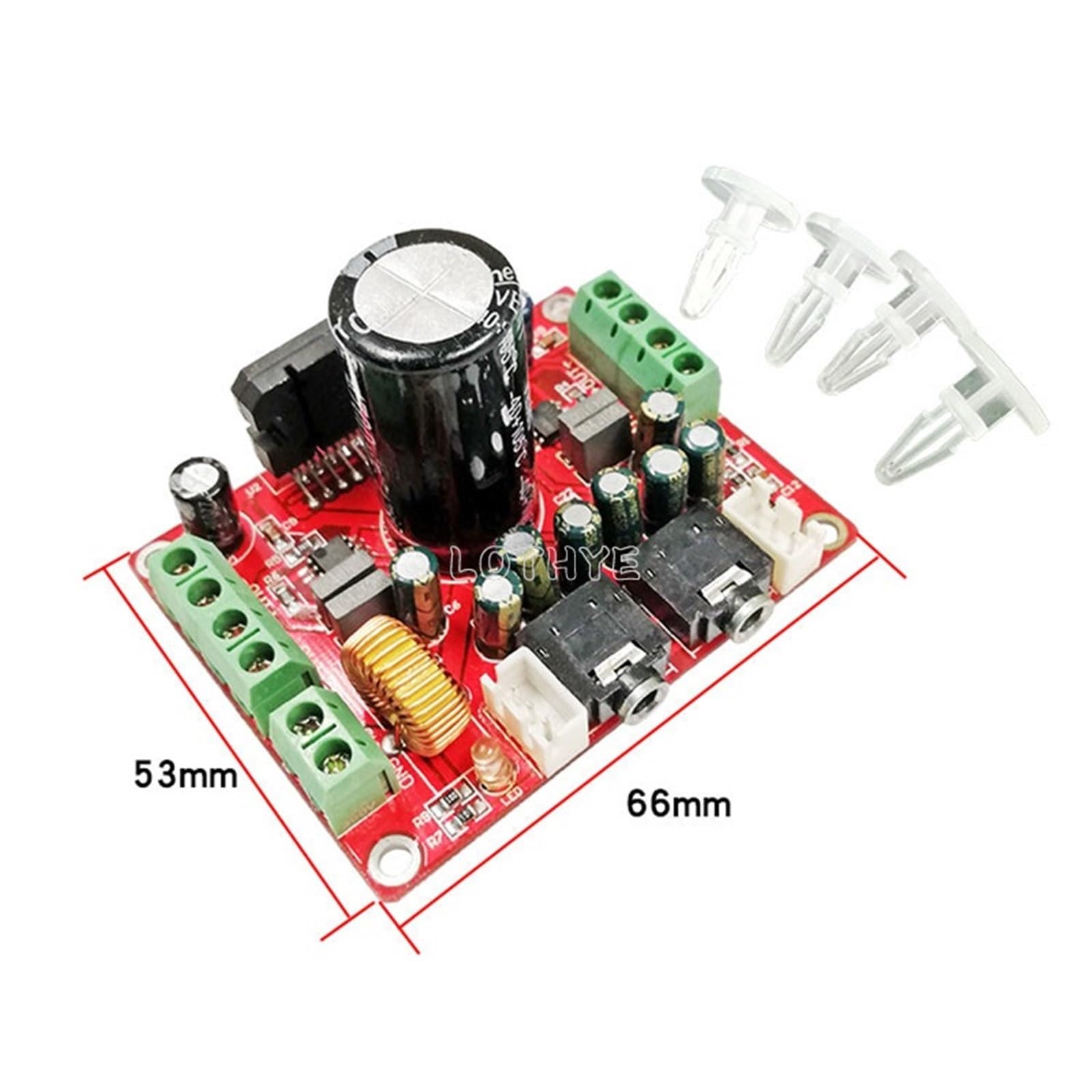 1 szt. TDA7850 płyta wzmacniacza mocy 4 * 50 W HIFI czterokanałowy moduł dźwiękowy samochodu o wysokiej mocy z redukcją szumów BA3121 12 V