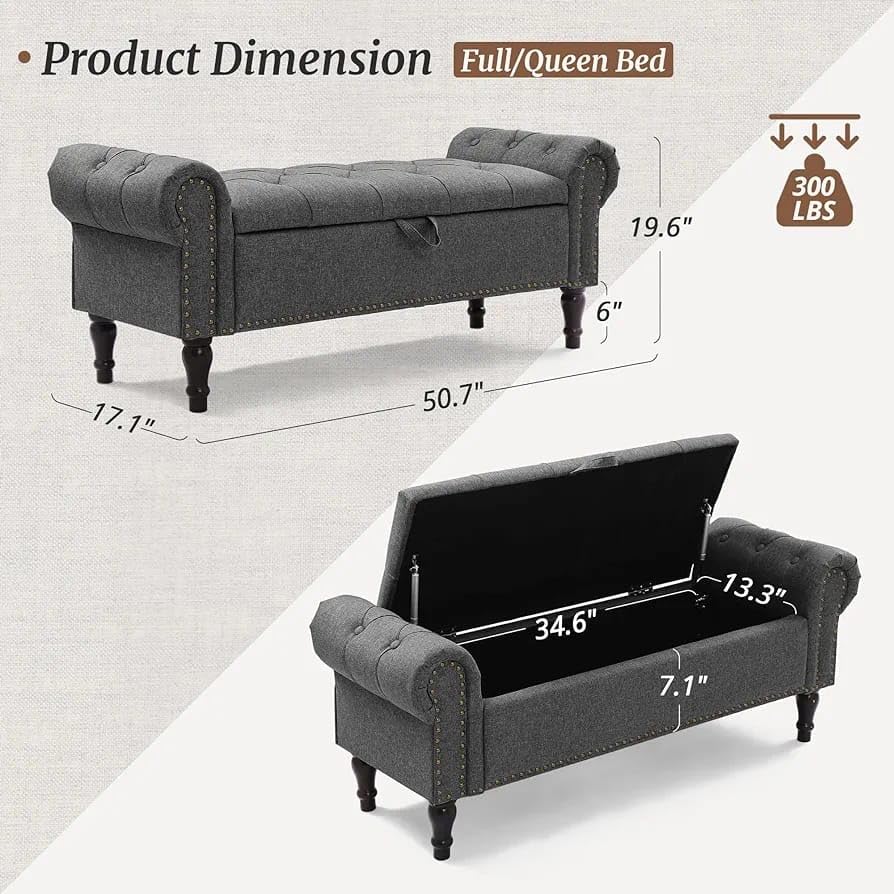 Image of Elegant Couch Luxury Living Room Furniture Upholstery Comfortable Seating Classic Design Neutral Color Palette Home Decor Elegance Inviting Lounge Furniture (Grey)