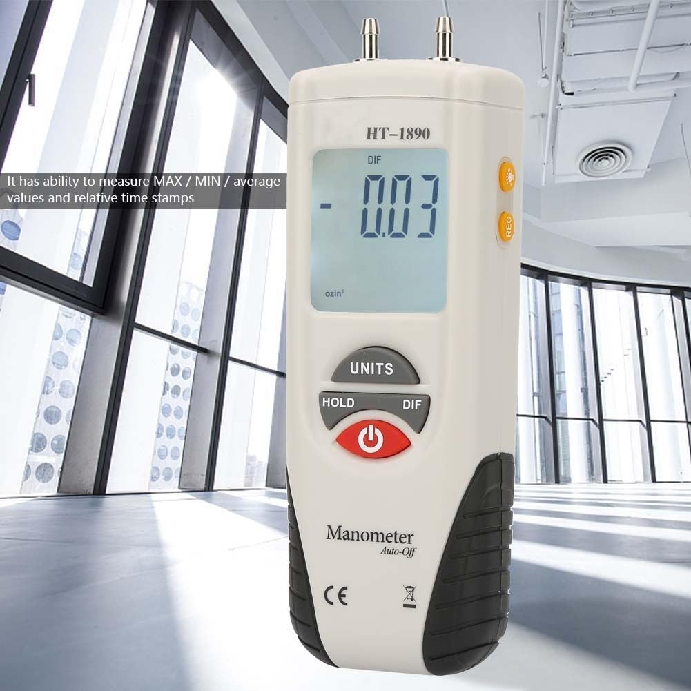 Druckprüfer mit Data Hold Funktion für HVAC Systeme