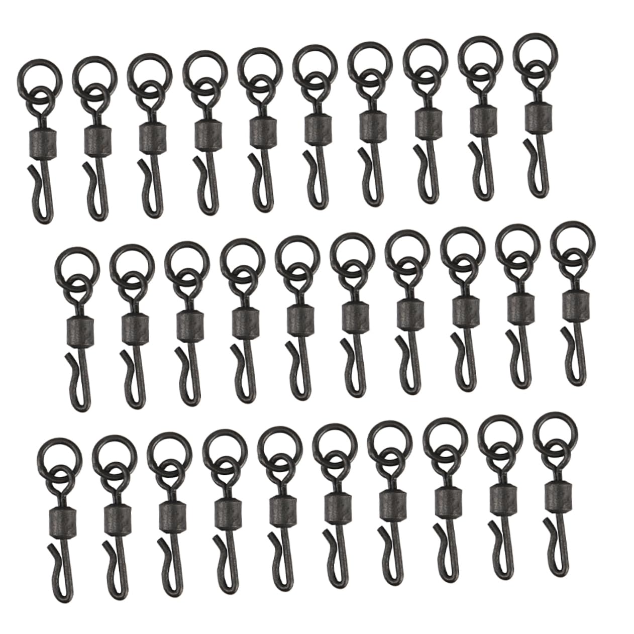 HANABASS Outdoor Fishing Connectors Pcs Fishing Lure Swivel Circle Hooks Rolling Swivel