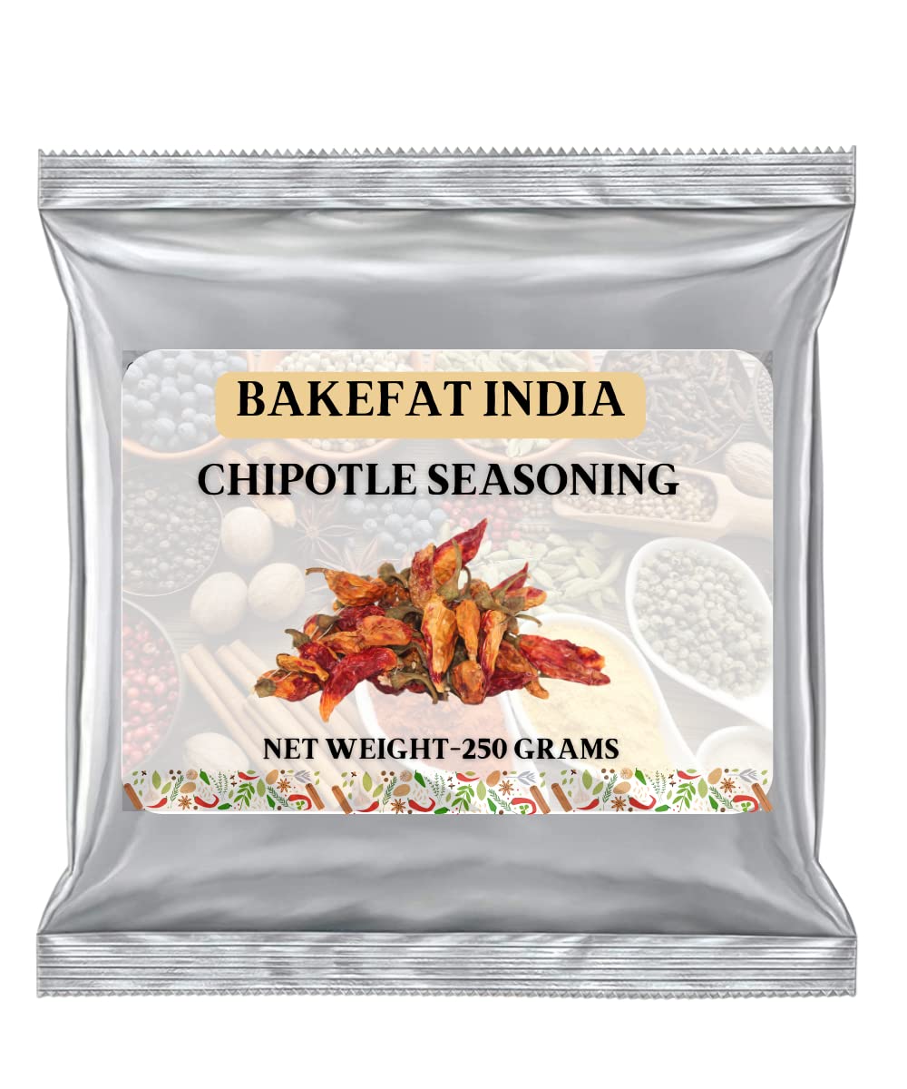 Bakefat India Chipotle Seasoning mix/Made with Real Mexican Chipotle