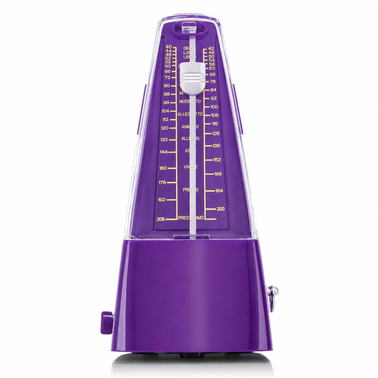 Perlman Traditional Wind Up Mechanical Metronome for Piano Guitar Bass Drum Violin and Other Musical Instruments (Black) — Amazon image 13