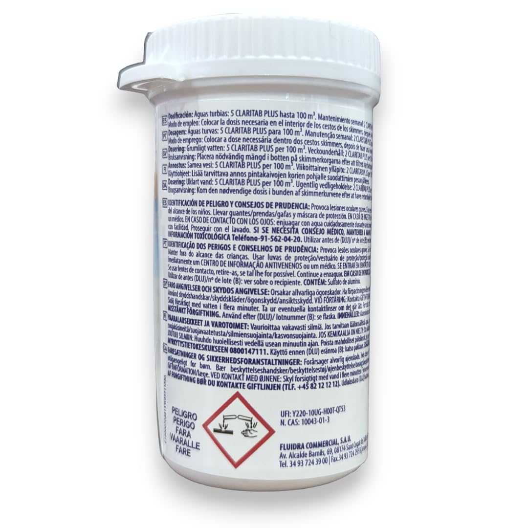Claritab Plus Astralpool - Pack de 5uds - Elimina partículas del Agua