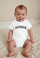 Vista 51 de Wes and Willy Baby College Team - Paquete de 3 mamelucos de algodón