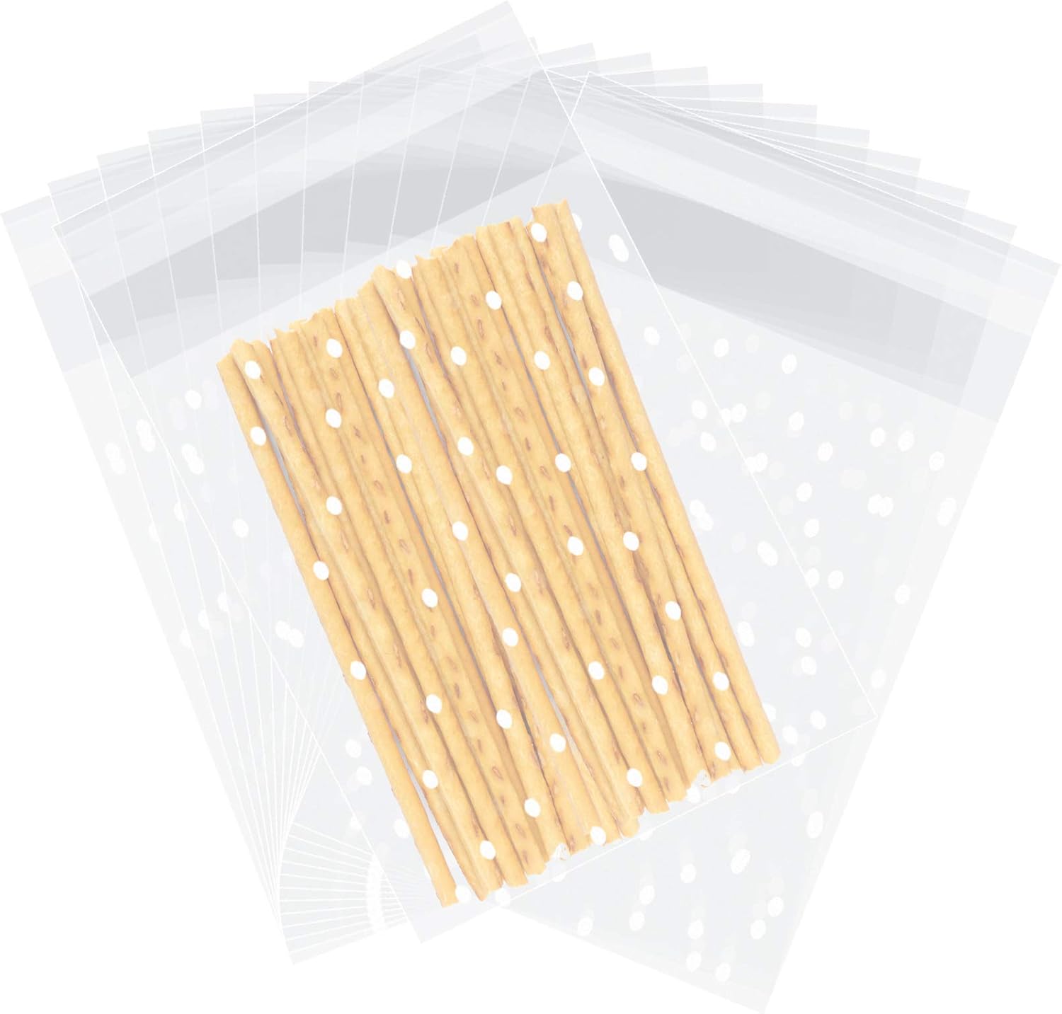 self sealing cellophane cookie bags