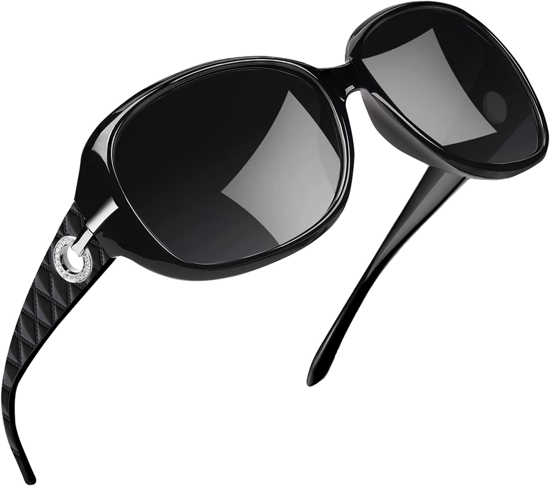 Oversized Rectangle Sunglasses UV400 Protection Shades for Women