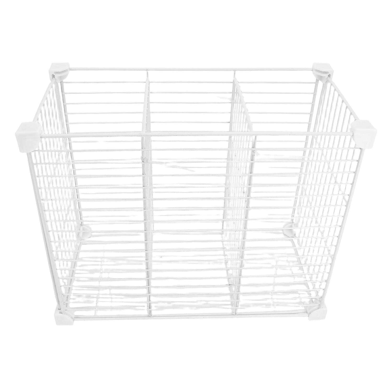 Sewroro Gefriertruhen Organizer aus Metall mit 3 Fächern Temperaturbeständige Gefrierbox Zur Lebensmittelaufbewahrung Modularer Kühlschrank Regaleinsatz für Effiziente Sortierung