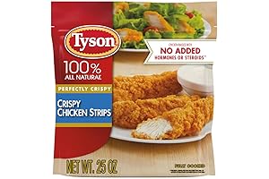 Tyson Fully Cooked Crispy Chicken Strips.
