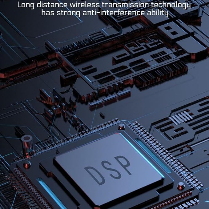 Transmisor y receptor de micrófono inalámbrico 2.4Ghz miniatura 2