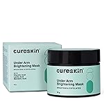 Cureskin Under Arm Brightening Cream Mask with Lactic Acid, Glycolic Acid & Malic Acid | Dark Underarms & Hyperpigmentation | Under Arm Dark Removing Cream, 50 g (Pack of 1)