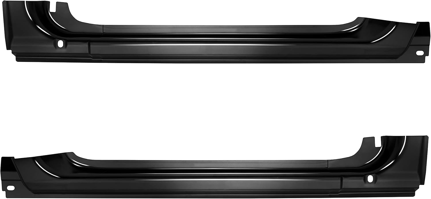 ALMULOO Extended Rocker Panel Compatible with 1997-2004 Dodge Dakota Regular Cab & Club Cab 2-Door Trucks, Outer Slip-On Rust Repair