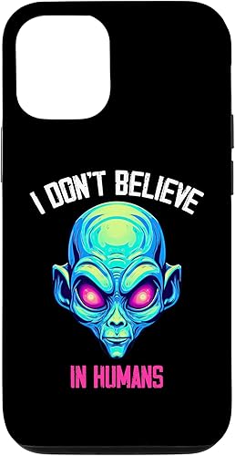 Miniatura 4 de iPhone 12 Pro Max I Don't Believe In Humans UFO Alien Space Lovers Case