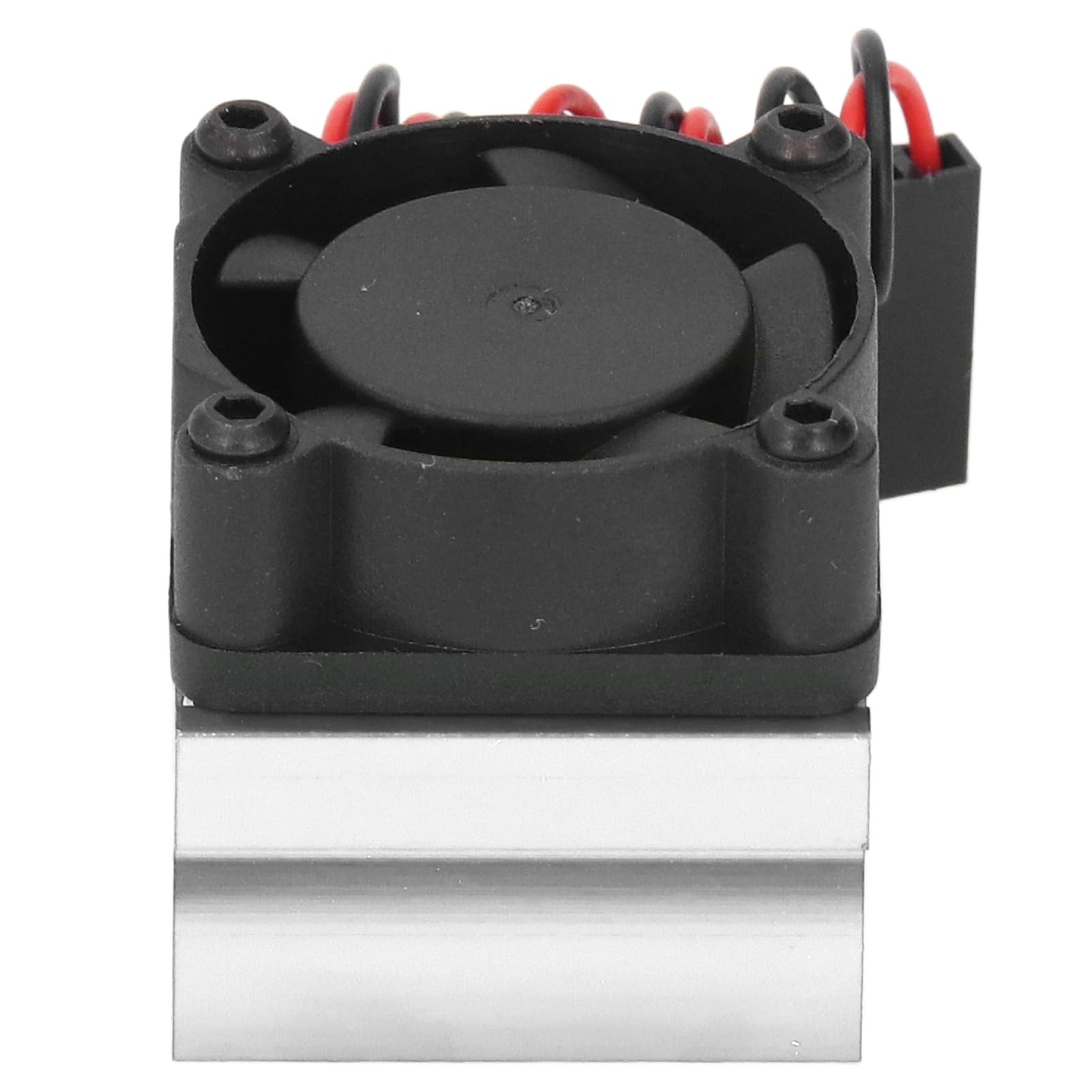 RC Motor Fan, DC 5V Easy Installation Quick Heat Dissipation Lightweight Match RC Motor Heatsink Cover for Replacement (Silver)