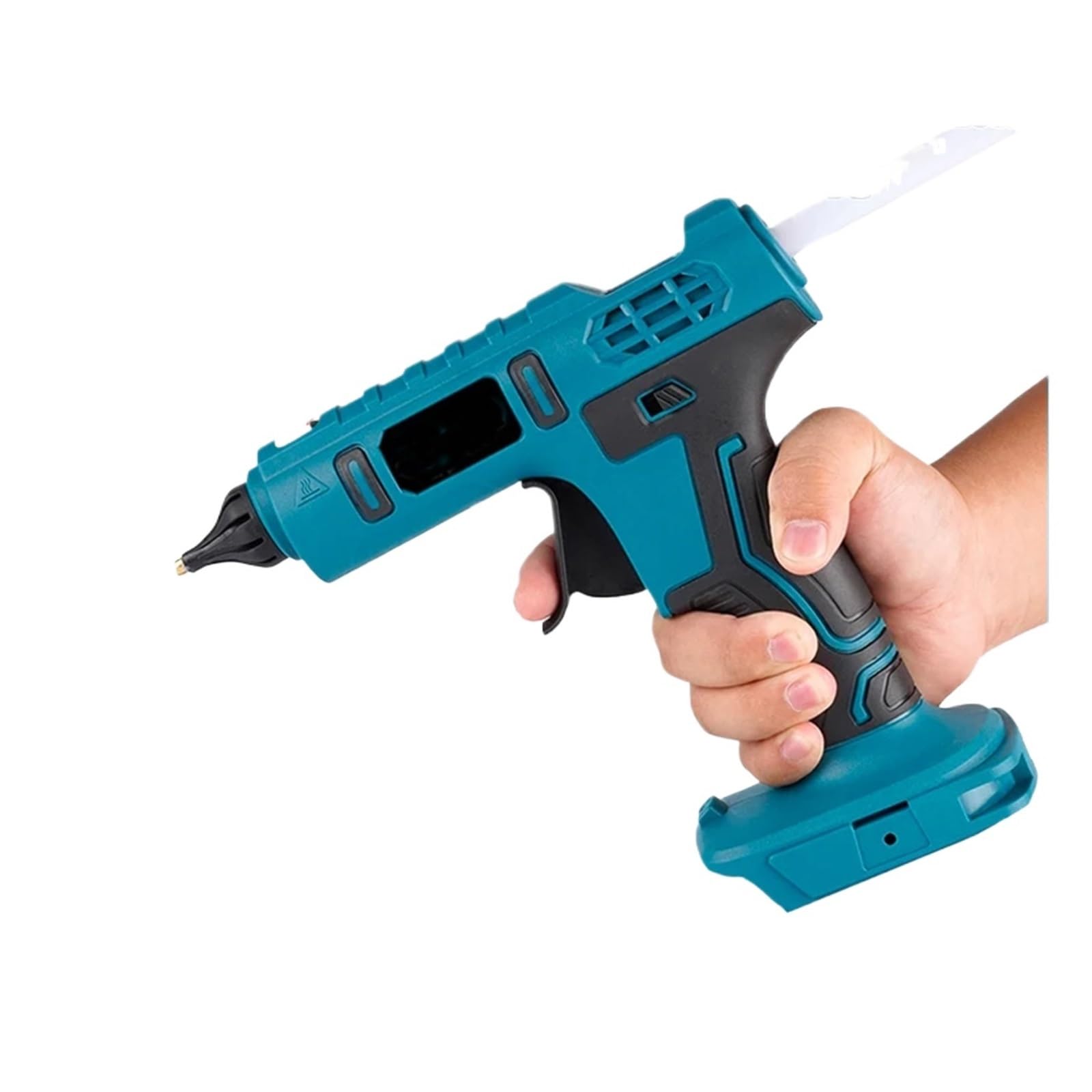 Cordless Hot Glue Gun Portable Rechargeable Battery Use 11mm Sticks DIY Repair Tools（No Battery）