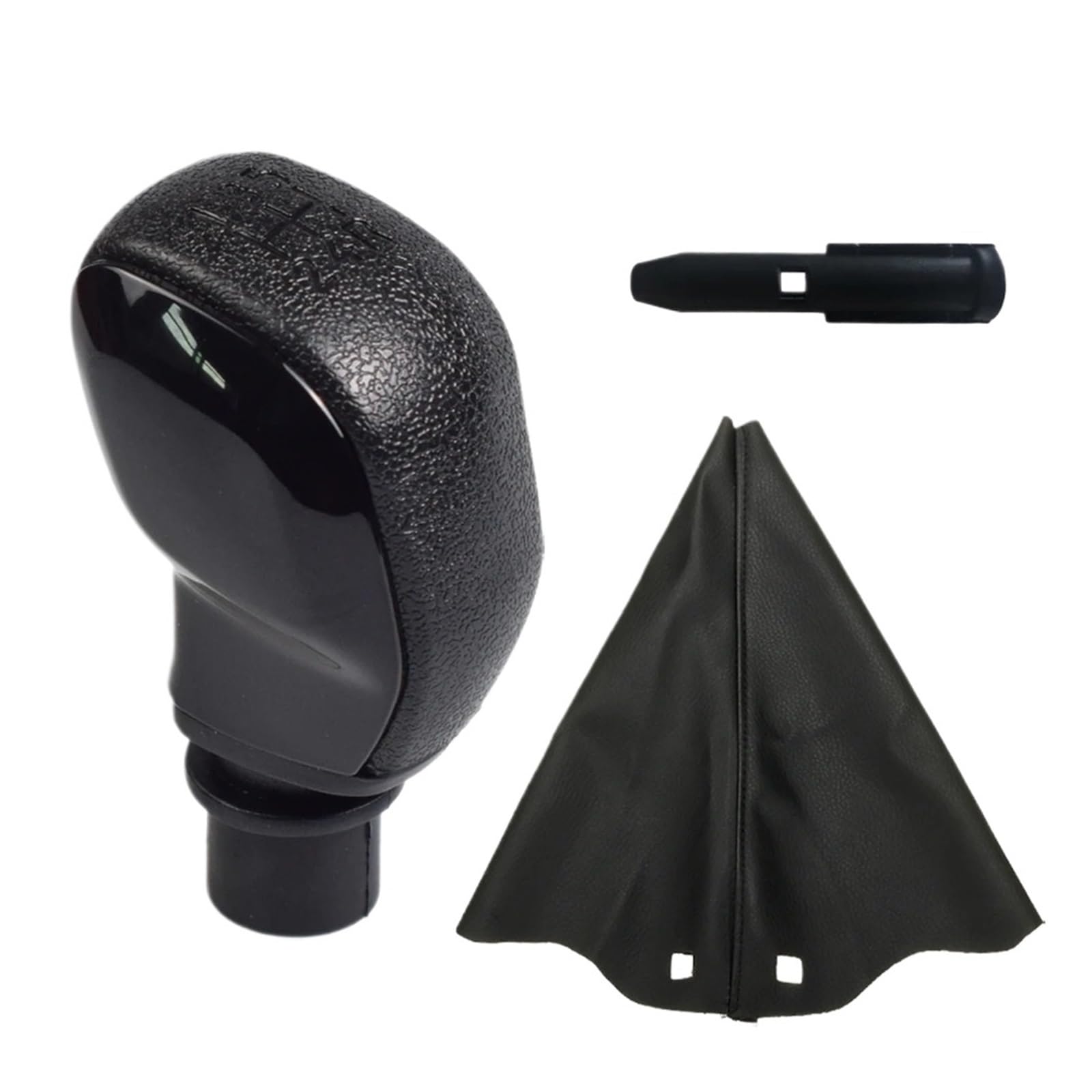 SAUANMNKTP Gearshift Knob for Citroen C4L C2 Shifter Boot Case Gear Shift Knob Head Lever(Black-Set ﻿)