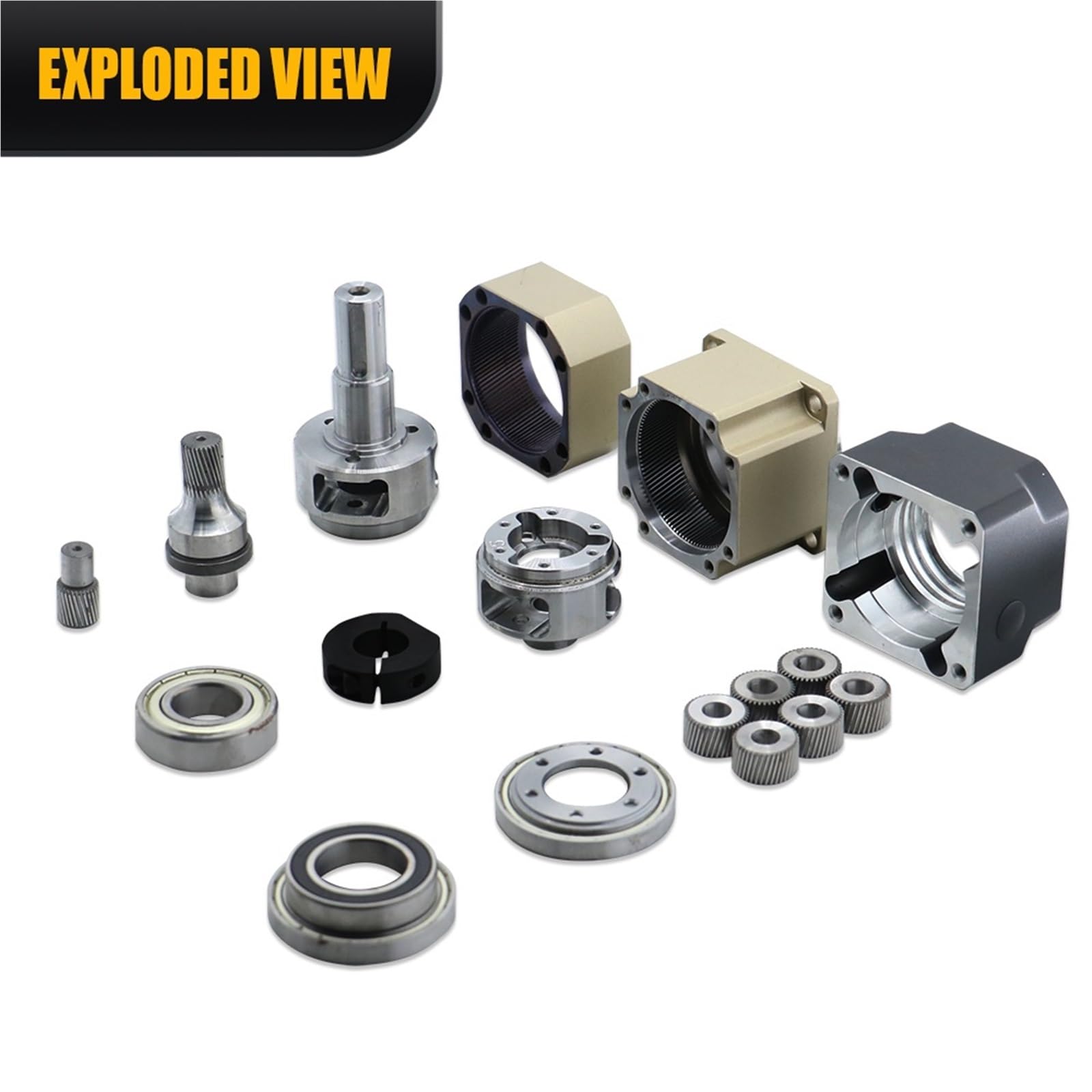 Helical Gearbox PGH90 6Arcmin High Precision Planetary Reducer With 14/19mm Input For CNC Engraver 90ST 750W Servo Motor 1Pcs(30 TO 1_14MM FOR NEMA34)