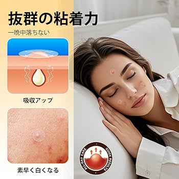Amazon | スポットパッチ CICA配合 肌ケア 目立ちにくい 薄型