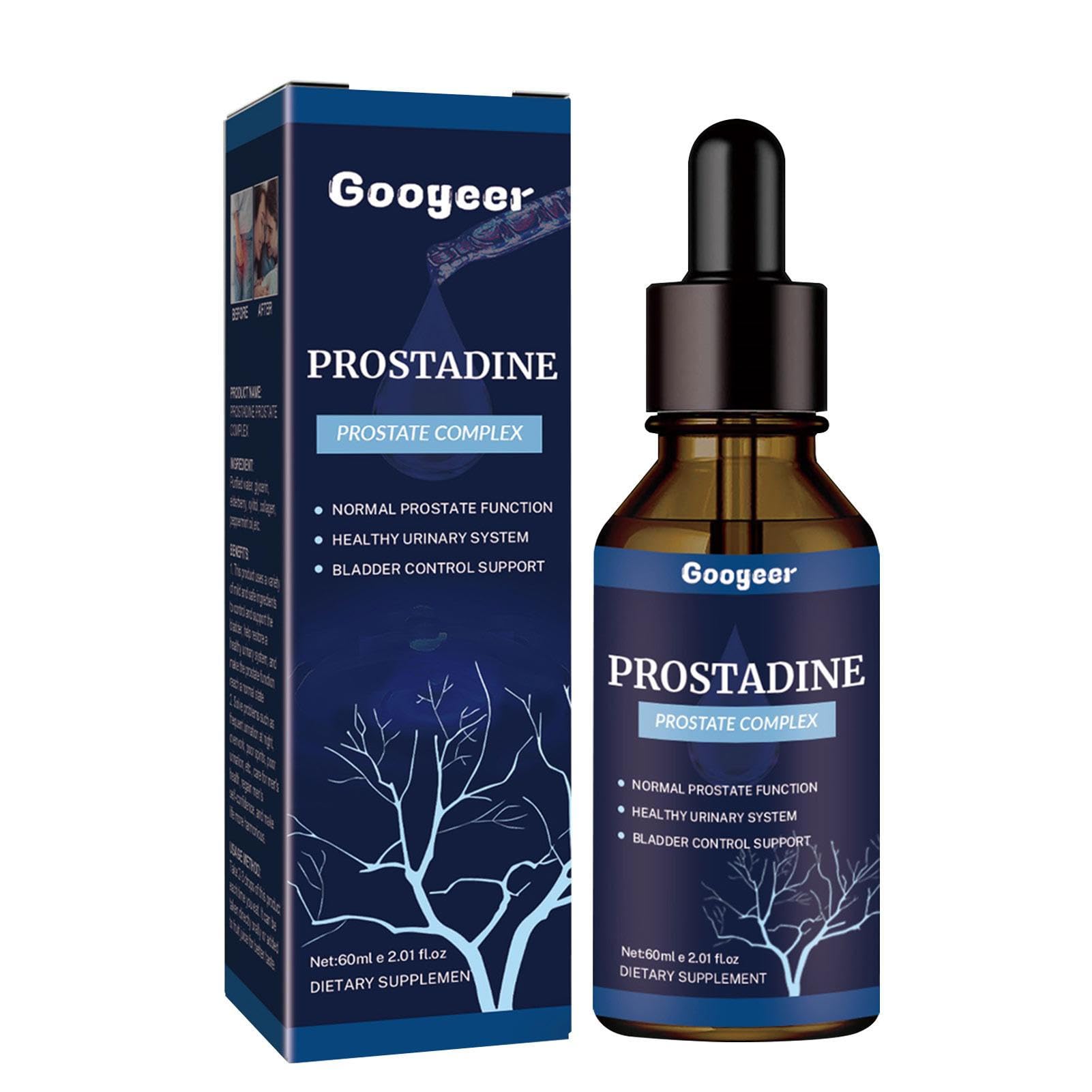 Prostate Compound Drops Prostate Drops 2.01 Fl.oz Prostate Liquid Drops for Men, Supports Urinary Bladder Control, Relief, Reduces Bathroom Trips