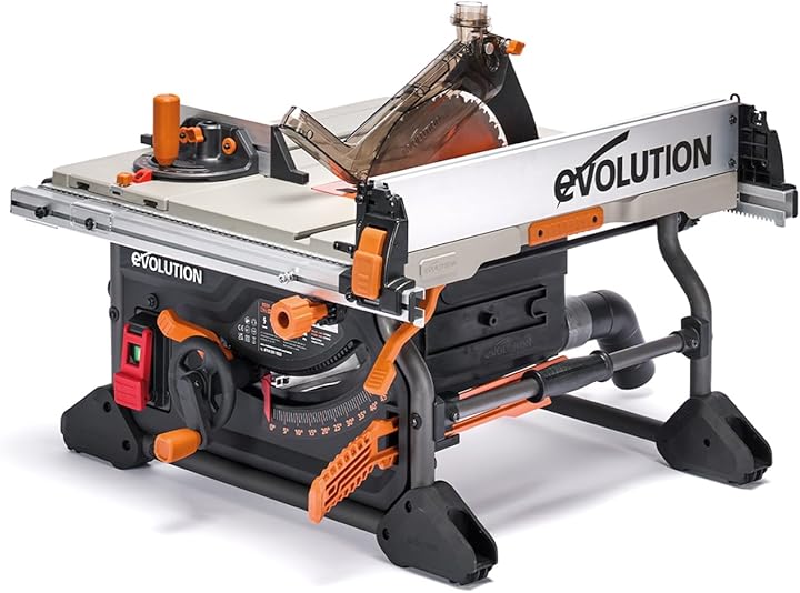 Evolution power tools r255tbl sega da banco circolare legno metallo plastica 119-0003
