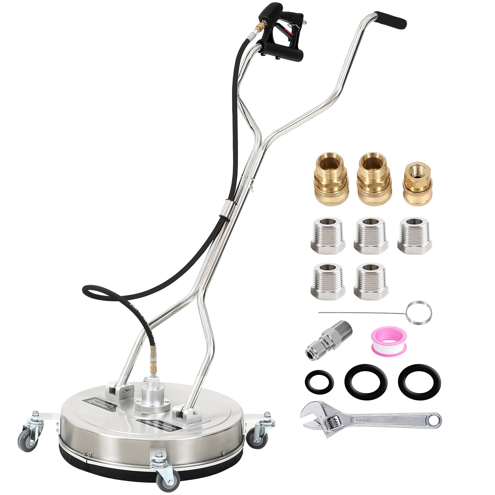 Amazon | GCCSG 18インチ 高圧洗浄機 表面クリーナー ステンレス