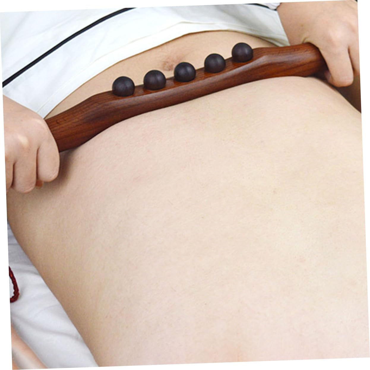 Healvian 2piezas Bastón De Masaje De Madera Para Relajación Muscular Herramienta De Gua Para Cuerpo Completo Para Espalda Cuello Piernas
