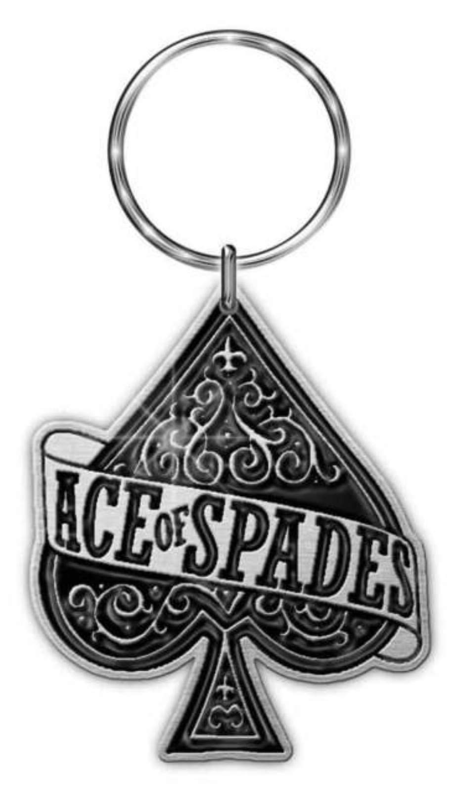 Motörhead Nero Argento Ace Of Spades Keyring