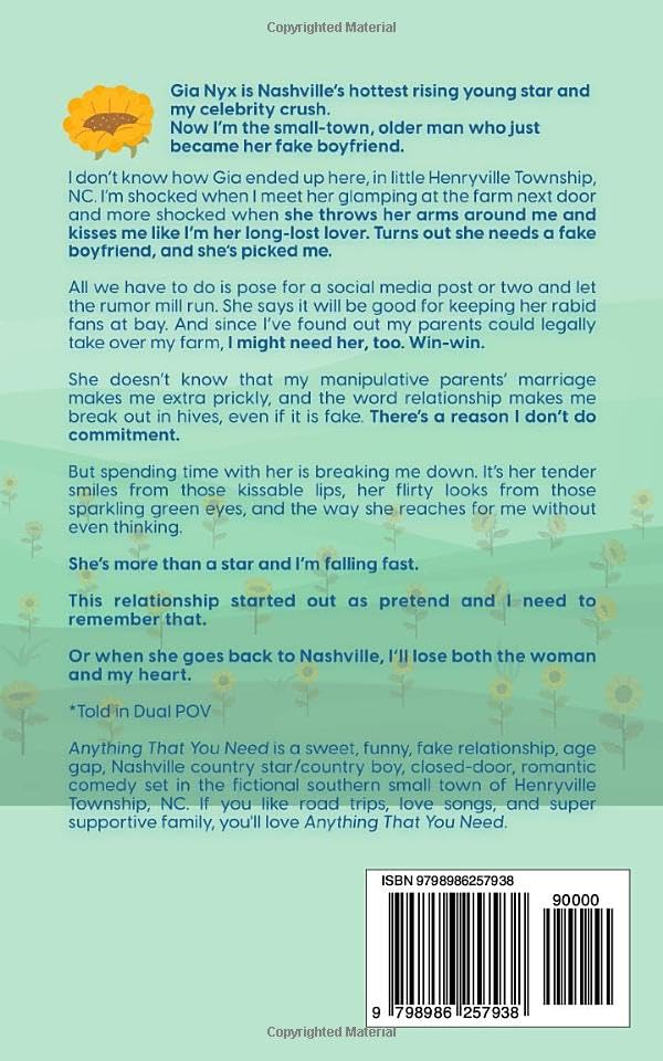 Anything That You Need: A Sweet Fake Relationship Age Gap Small Town RomCom (The Anything Series) - Image 2