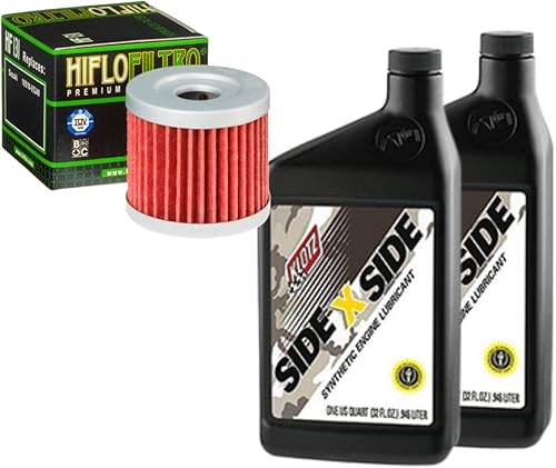 Kit de cambio de aceite para Suzuki 2009 LT-Z90 QuadSport sintético 10W-40
