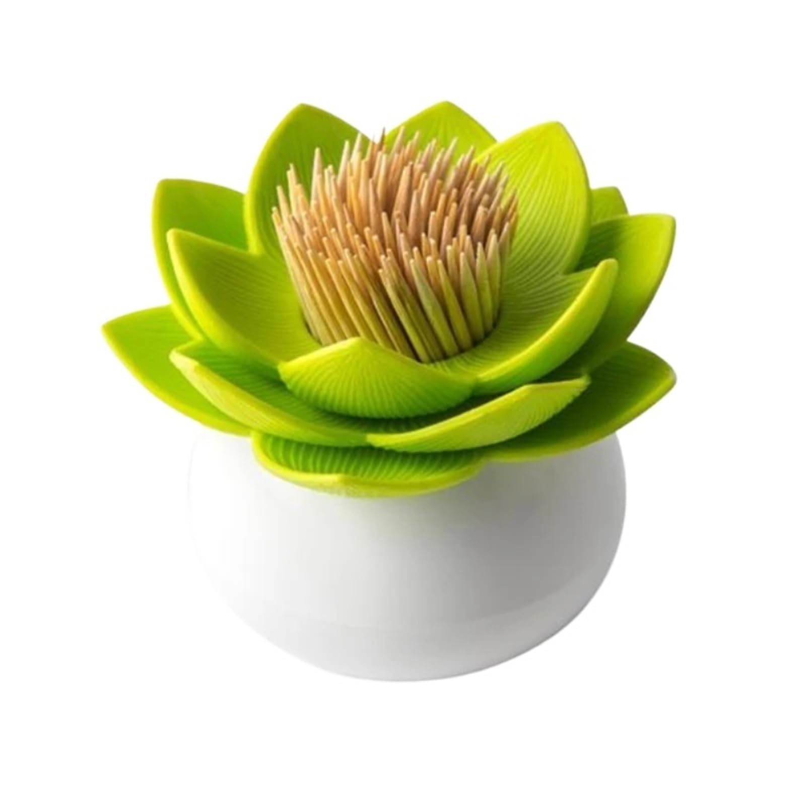 PSNKLMM Lotus Cotton Swab Box Bud Holder Base Room Decorate / Toothpicks Toothpick Case(Pink)