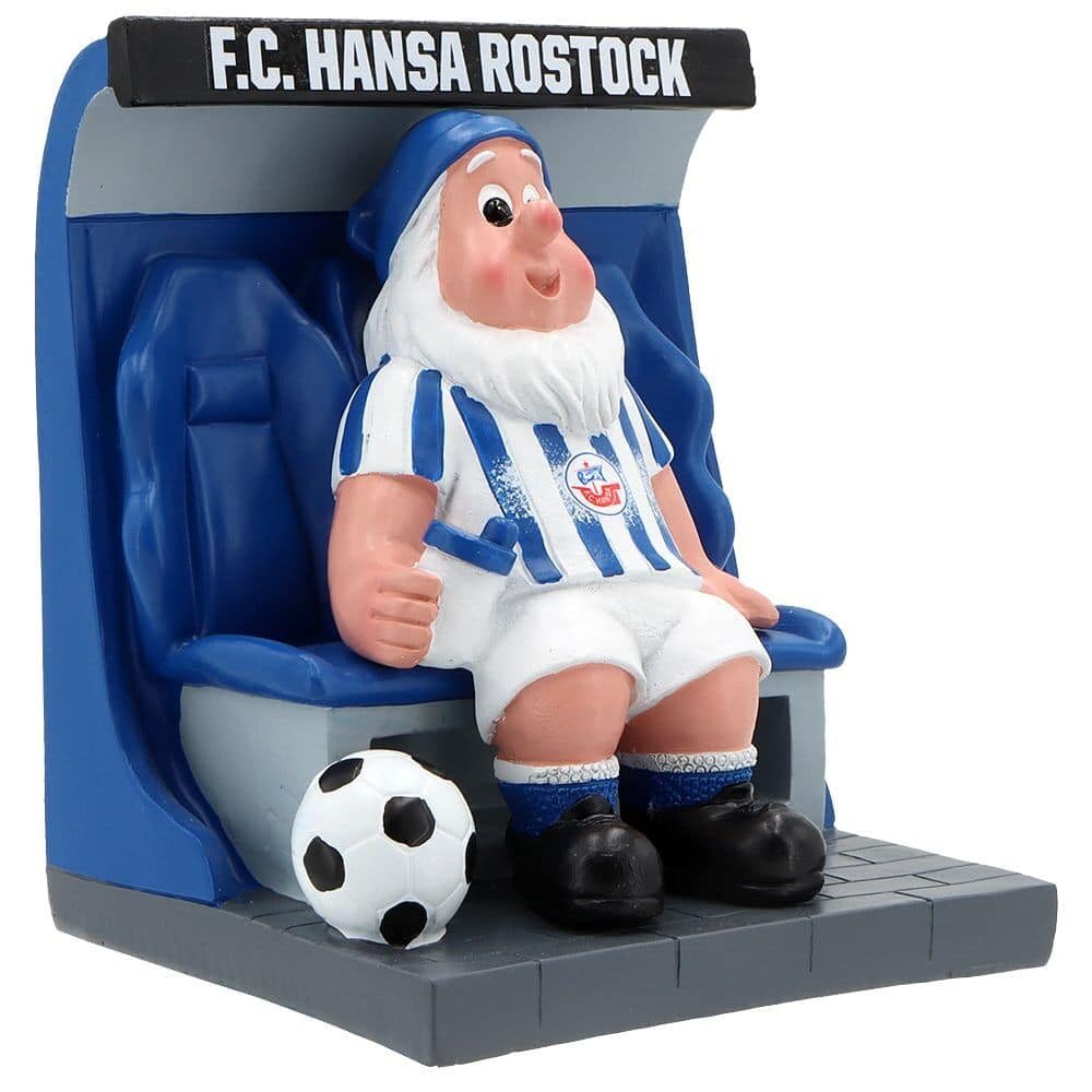 F.C. Hansa Rostock Gartenzwerg "Ersatzbank" klein