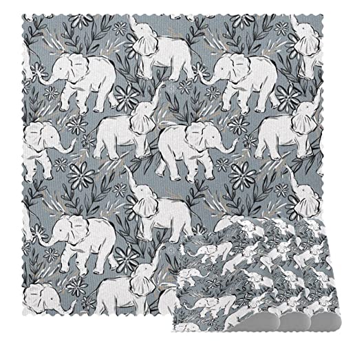Set de table éléphant résistant à la chaleur et antidérapant lavable